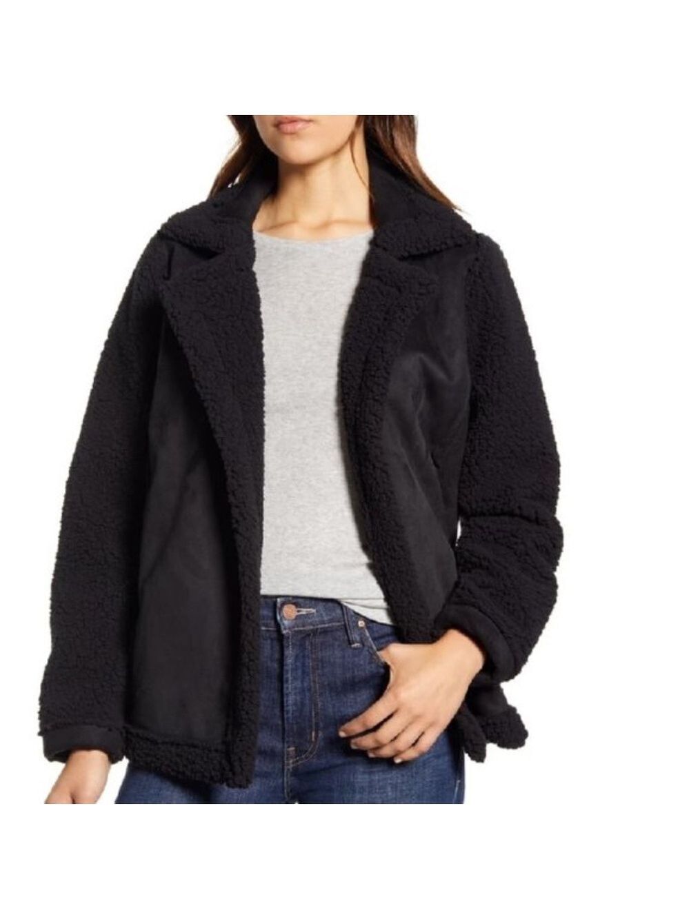 Caslon Faux Shearling Jacket
